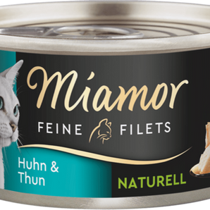 Miamor Feine Filets Naturelle Huhn+Thunfisch