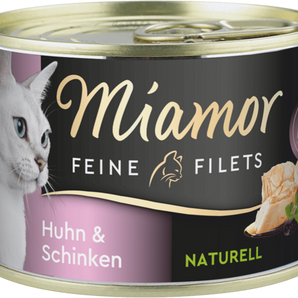 Miamor Feine Filets Naturelle Huhn+Schinken