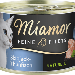 Miamor Feine Filets Naturelle Skipjack-Thunfisch