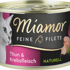 Miamor Feine Filets Naturelle Thunfisch+Krebsfleisch