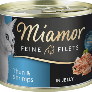 Miamor Feine Filets in Jelly Thunfisch+Shrimps