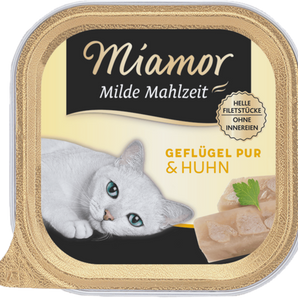 Miamor Milde Mahlzeit Geflügel Pur & Huhn