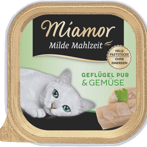 Miamor Milde Mahlzeit Geflügel Pur & Gemüse