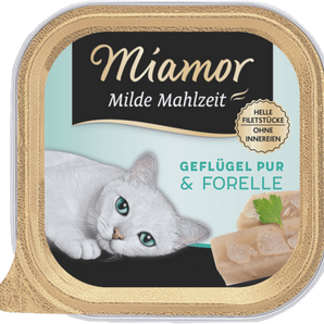 Miamor Milde Mahlzeit Geflügel Pur & Forelle