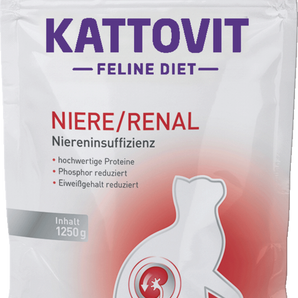 Kattovit Tockenfutter Feline Diets Niere/Renal