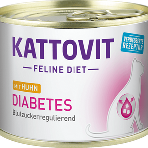 Kattovit Diabetes Huhn 185g.