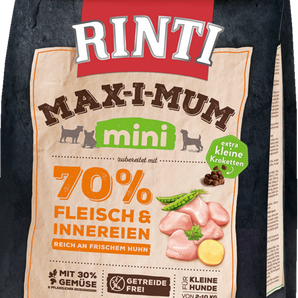 Rinti Trockenfutter Max-i-Mum Mini Huhn