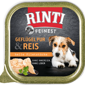 Rinti Feinest Geflügel Pur + Reis