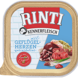Rinti Kennerfleisch Schale Geflügelherzen