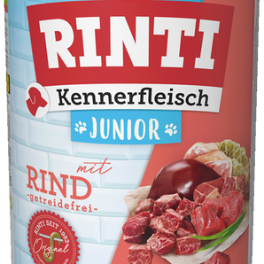 Rinti Kennerfleisch pur Dose Junior + Rind