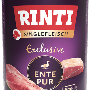 Rinti Exclusive Singlefleisch Dose Ente Pur
