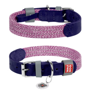 Halsbänder Collar WAUDOG Classic, Lila