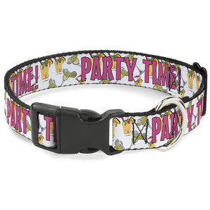 Buckle-Down Hundehalsband "PARTY TIME"
