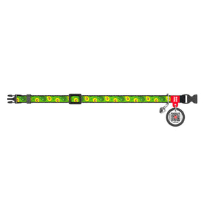 Katzenhalsband Collar Nylon WAUDOG "Avocado" mit QR-Pass