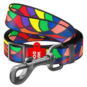 Hundeleine Collar WAUDOG Nylon "Vitrage" verstellbar, 152-183 cm