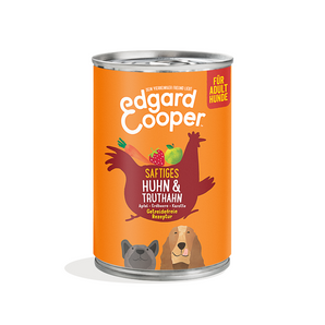 Edgard & Cooper Hund Adult Huhn & Truthahn mit Apfel
