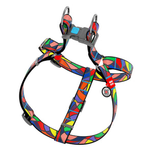 Hundegeschirr Collar WAUDOG Nylon "Vitrage" mit QR-Pass