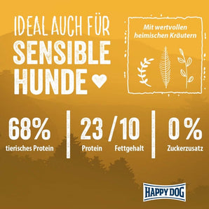 Happy Dog Natur Croq Geflügel Pur + Reis