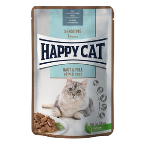 Happy Cat Meat in Sauce Sensitive Haut & Fell