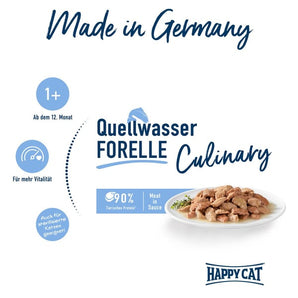 Happy Cat Meat in Sauce Culinary Adult Quellwasser-Forelle