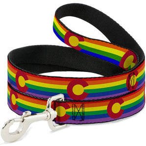 Buckle-Down Führleine "Colorado Flags:Pride"
