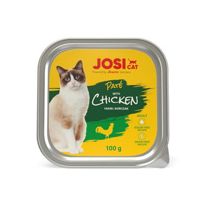 JosiCat Paté with Chicken/Streunerkatzen. Das gewählte Produkt ist nur für Streunerkatzen Hilfe verfügbar.