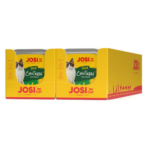 JosiCat Paté with Chicken/Streunerkatzen. Das gewählte Produkt ist nur für Streunerkatzen Hilfe verfügbar.
