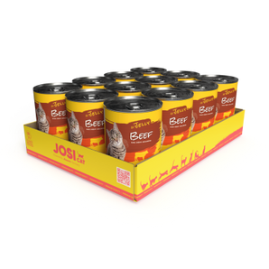 JosiCat Beef in Gelee/Streunerkatzen. Das gewählte Produkt ist nur für Streunerkatzen Hilfe verfügbar.