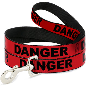Buckle-Down Führleine "DANGER:Red/Black"
