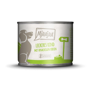 MjAMjAM leckere Mahlzeiten leckeres Rind an gekochten Kartoffeln mit knackigen Erbsen