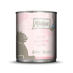 MjAMjAM leckere Mahlzeiten saftiges Huhn mit Lachsöl - Kitten