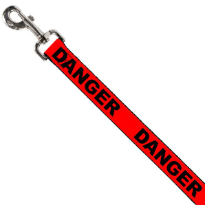 Buckle-Down Führleine "DANGER:Red/Black"