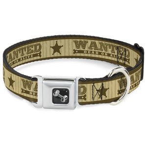Buckle-Down Hundehalsband "WANTED-DEAD OR ALIVE"