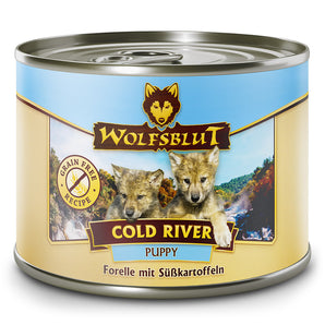 Wolfsblut Puppy Cold River - Forelle mit Süßkartoffeln