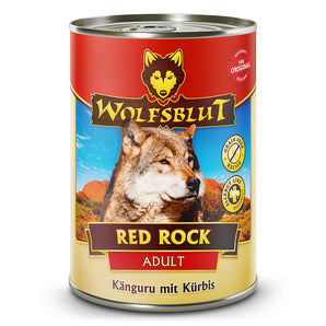 Wolfsblut Adult Red Rock - Känguru mit Kürbis 6 x 395g.