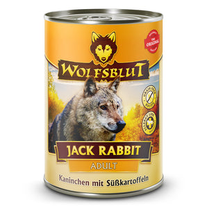 Wolfsblut Adult Jack Rabbit - Kaninchen mit Süßkartoffeln 6 x 395g.