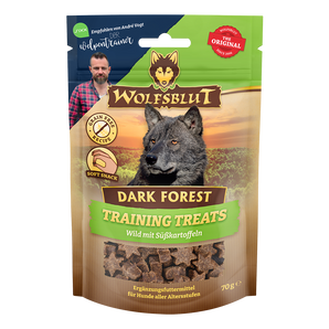 Wolfsblut Training Treats Dark Forest - Wild und Süßkartoffel 7 x 70g.
