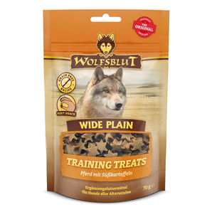 Wolfsblut Training Treats Wide Plain - Pferd mit Süßkartoffel