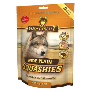 Wolfsblut Squashies Wide Plain Large Breed - Pferdefleisch & Süßkartoffel 3 x 300g.